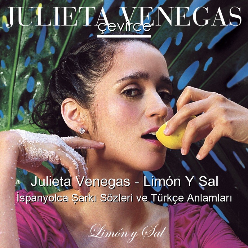 Julieta Venegas – Limón Y Sal İspanyolca Şarkı Sözleri Türkçe Anlamları