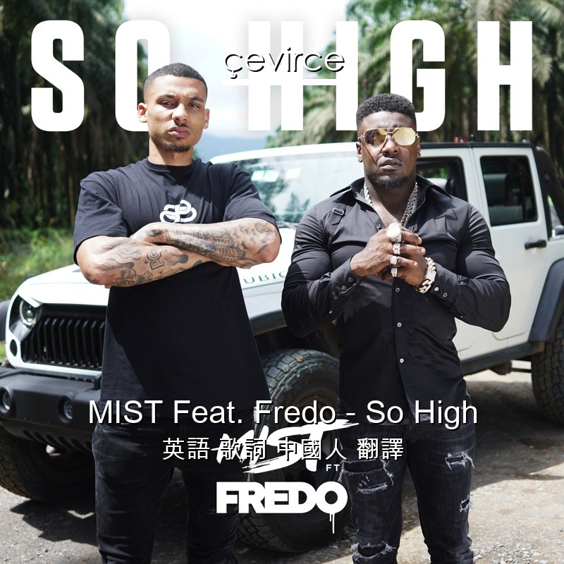 MIST Feat. Fredo – So High 英語 歌詞 中國人 翻譯