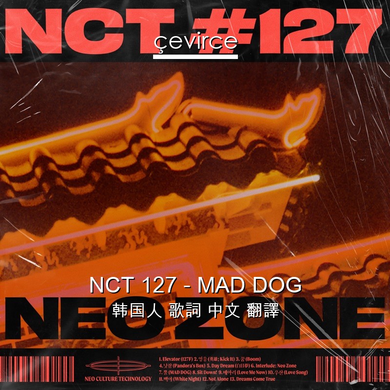 NCT 127 – MAD DOG 韩国人 歌詞 中文 翻譯