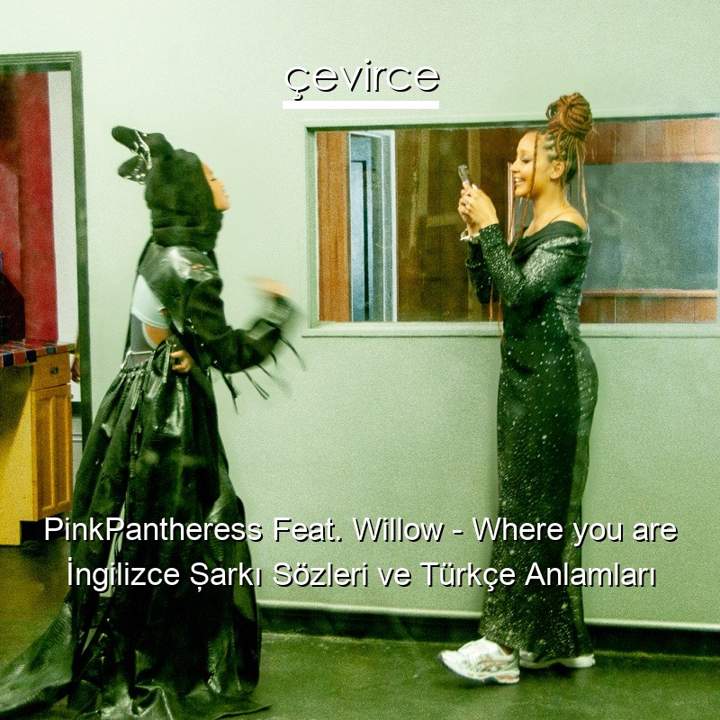 PinkPantheress Feat. Willow – Where you are İngilizce Şarkı Sözleri Türkçe Anlamları