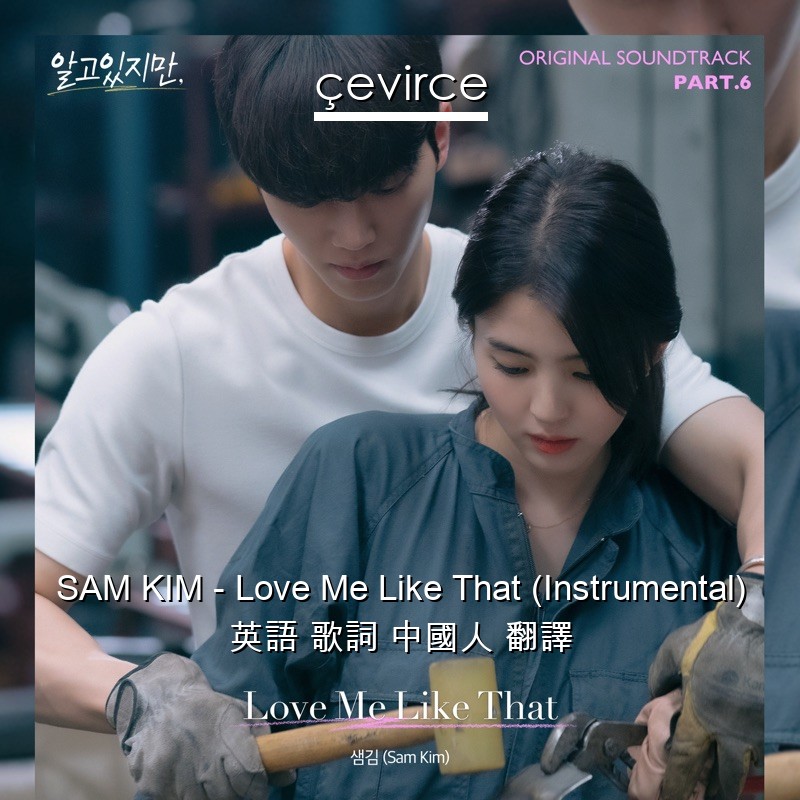 SAM KIM – Love Me Like That (Instrumental) 英語 歌詞 中國人 翻譯