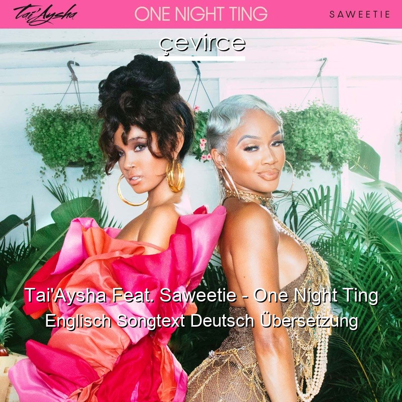 Tai’Aysha Feat. Saweetie – One Night Ting Englisch Songtext Deutsch Übersetzung