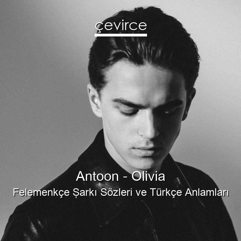 Antoon – Olivia Felemenkçe Şarkı Sözleri Türkçe Anlamları