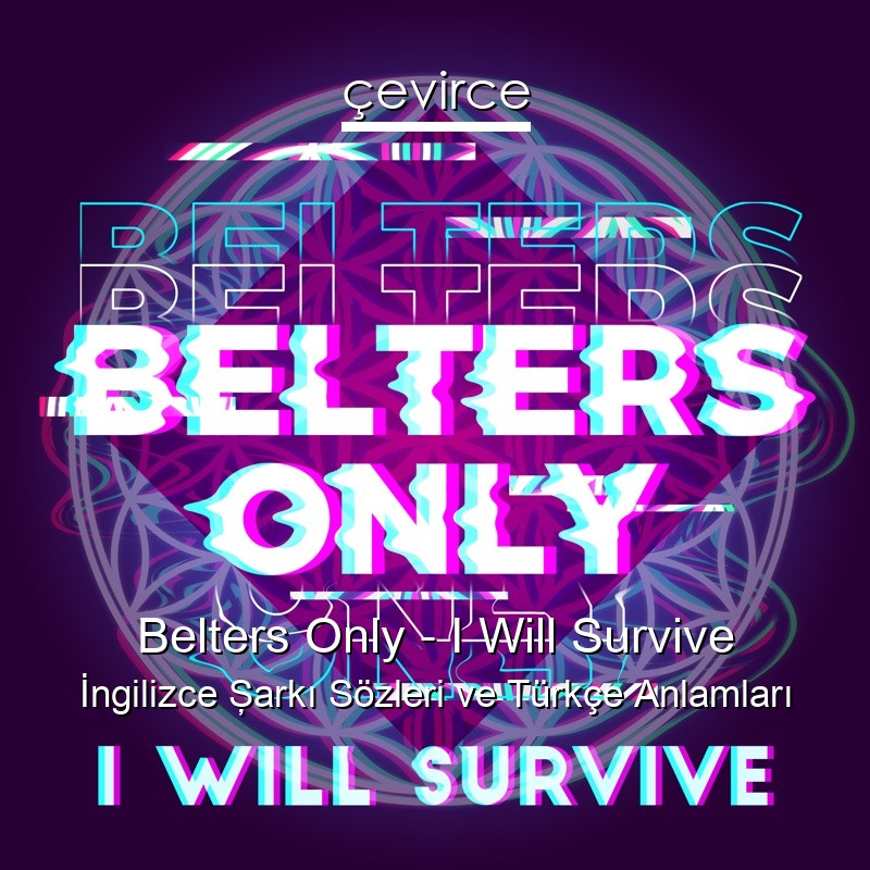 Belters Only – I Will Survive İngilizce Şarkı Sözleri Türkçe Anlamları