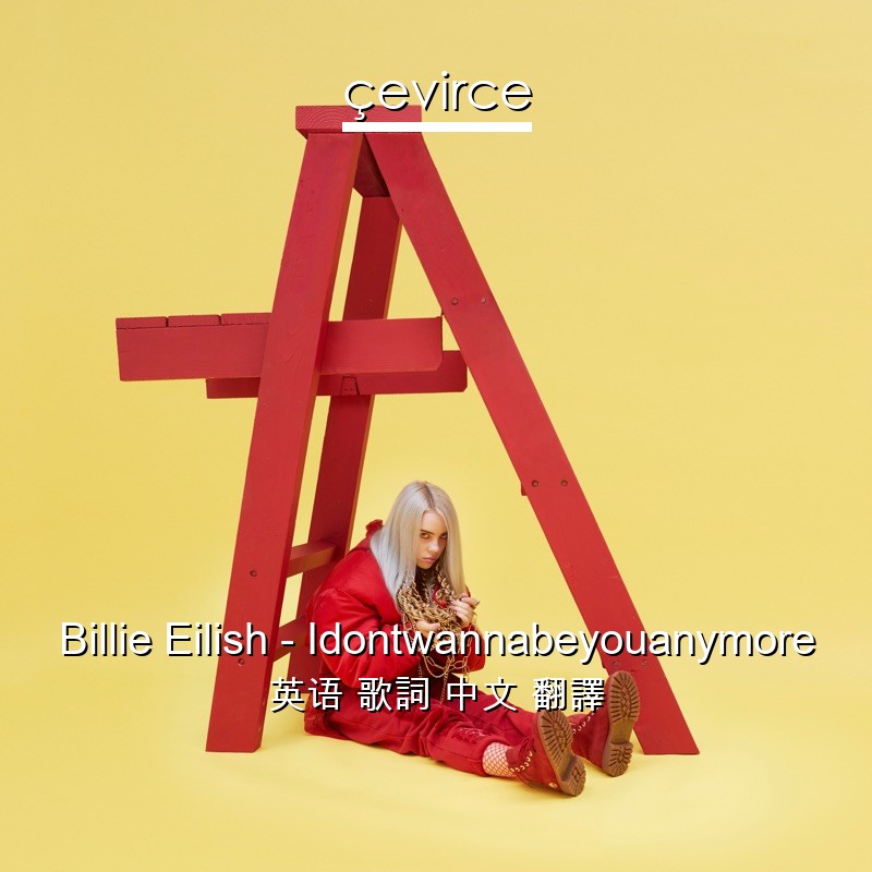 Billie Eilish – Idontwannabeyouanymore 英语 歌詞 中文 翻譯