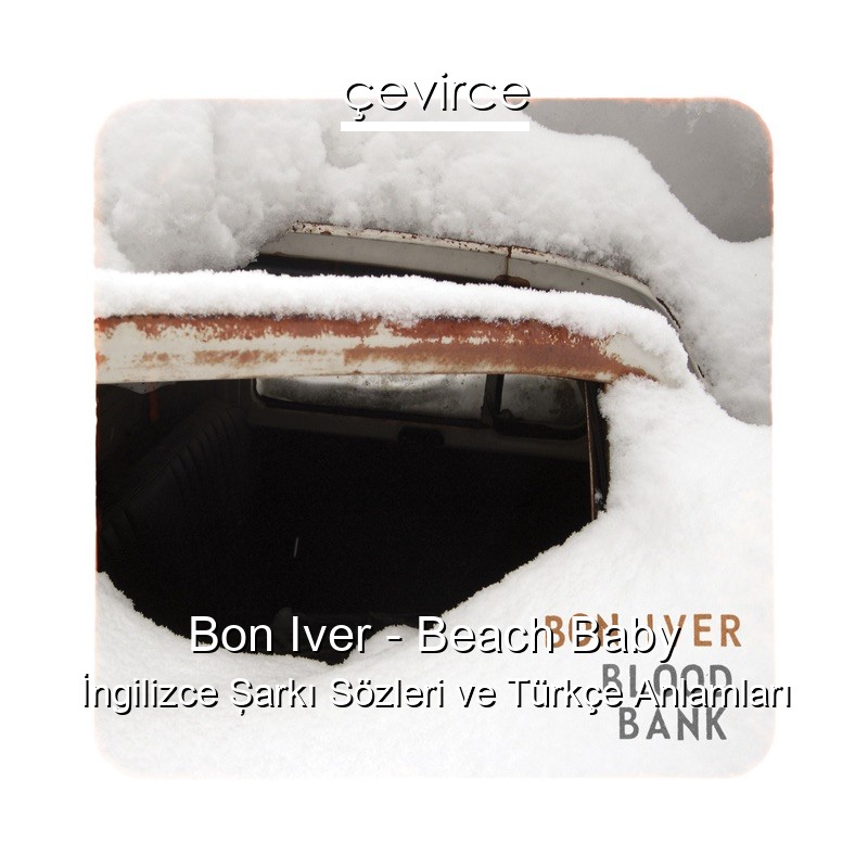 Bon Iver – Beach Baby İngilizce Şarkı Sözleri Türkçe Anlamları