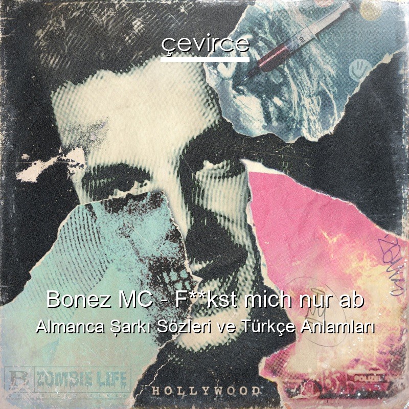 Bonez MC – F**kst mich nur ab Almanca Şarkı Sözleri Türkçe Anlamları