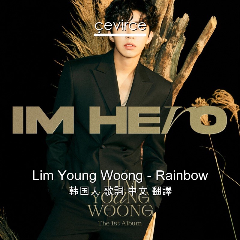 Lim Young Woong – Rainbow 韩国人 歌詞 中文 翻譯