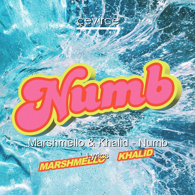 Marshmello & Khalid – Numb Lyrics