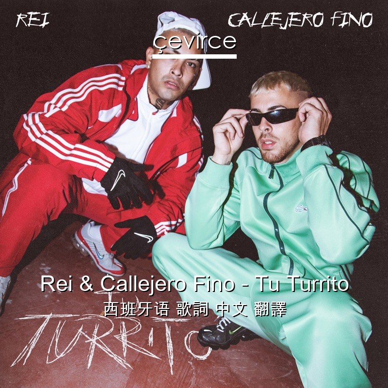 Rei & Callejero Fino – Tu Turrito 西班牙语 歌詞 中文 翻譯