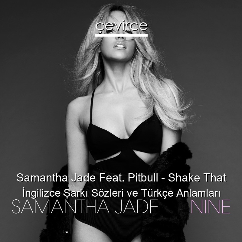 Samantha Jade Feat. Pitbull – Shake That İngilizce Şarkı Sözleri Türkçe Anlamları