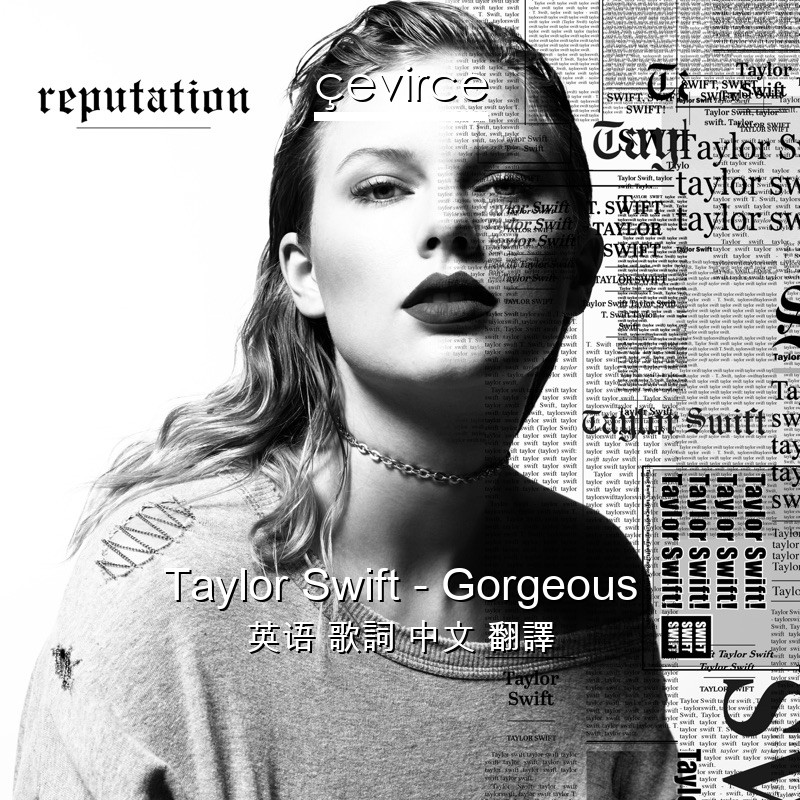 Taylor Swift – Gorgeous 英语 歌詞 中文 翻譯