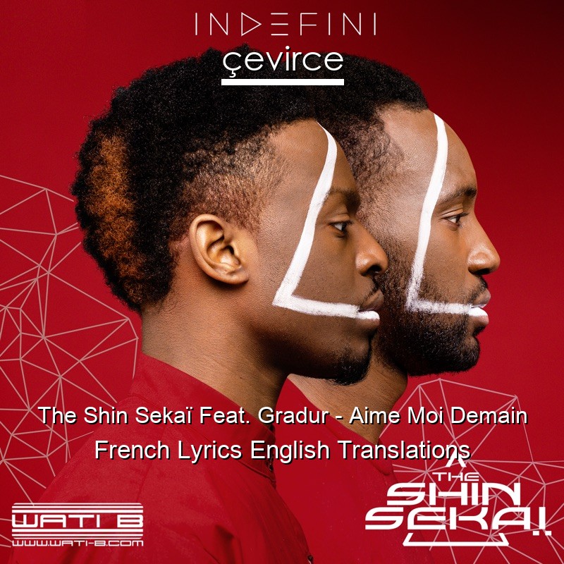 The Shin Sekaï Feat. Gradur – Aime Moi Demain French Lyrics English Translations