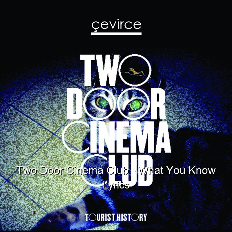 Two Door Cinema Club – What You Know Lyrics