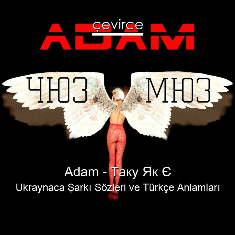 Adam – Таку Як Є Ukraynaca Şarkı Sözleri Türkçe Anlamları