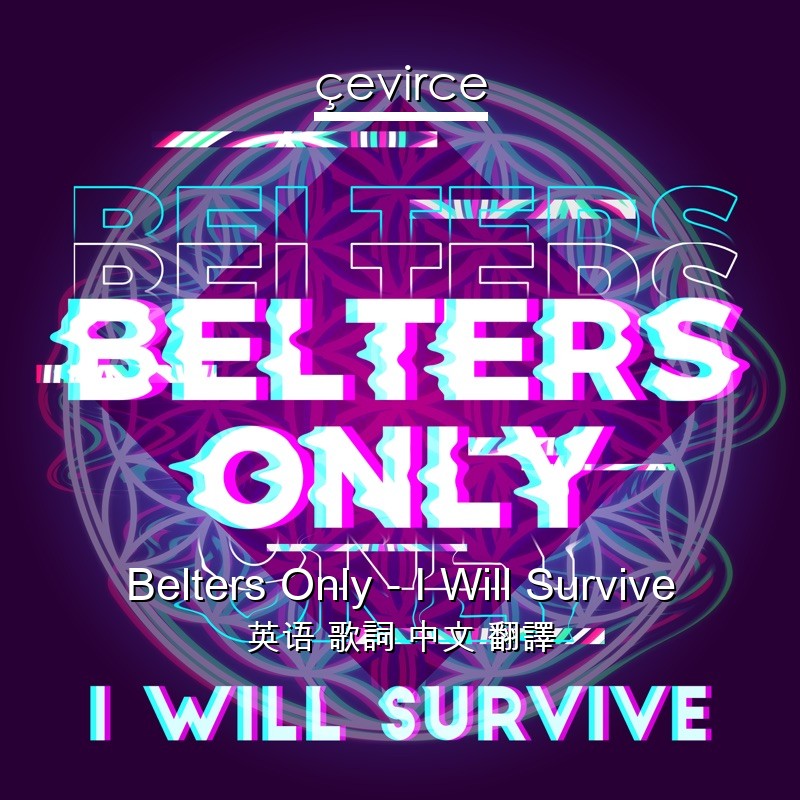 Belters Only – I Will Survive 英语 歌詞 中文 翻譯