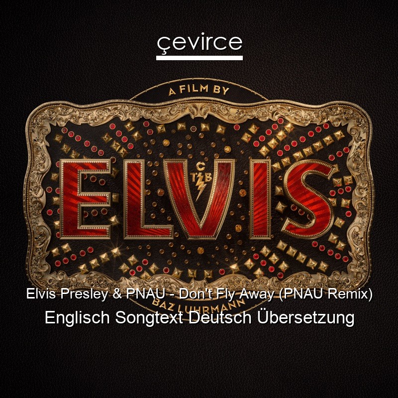 Elvis Presley & PNAU – Don’t Fly Away (PNAU Remix) Englisch Songtext Deutsch Übersetzung