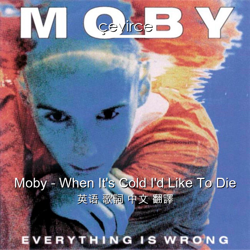 Moby – When It’s Cold I’d Like To Die 英语 歌詞 中文 翻譯