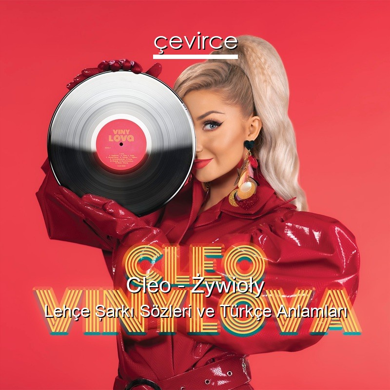 Cleo – Żywioły Lehçe Şarkı Sözleri Türkçe Anlamları