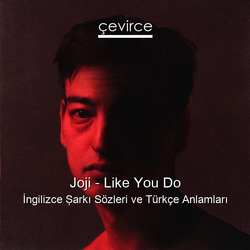 Joji – Like You Do İngilizce Şarkı Sözleri Türkçe Anlamları