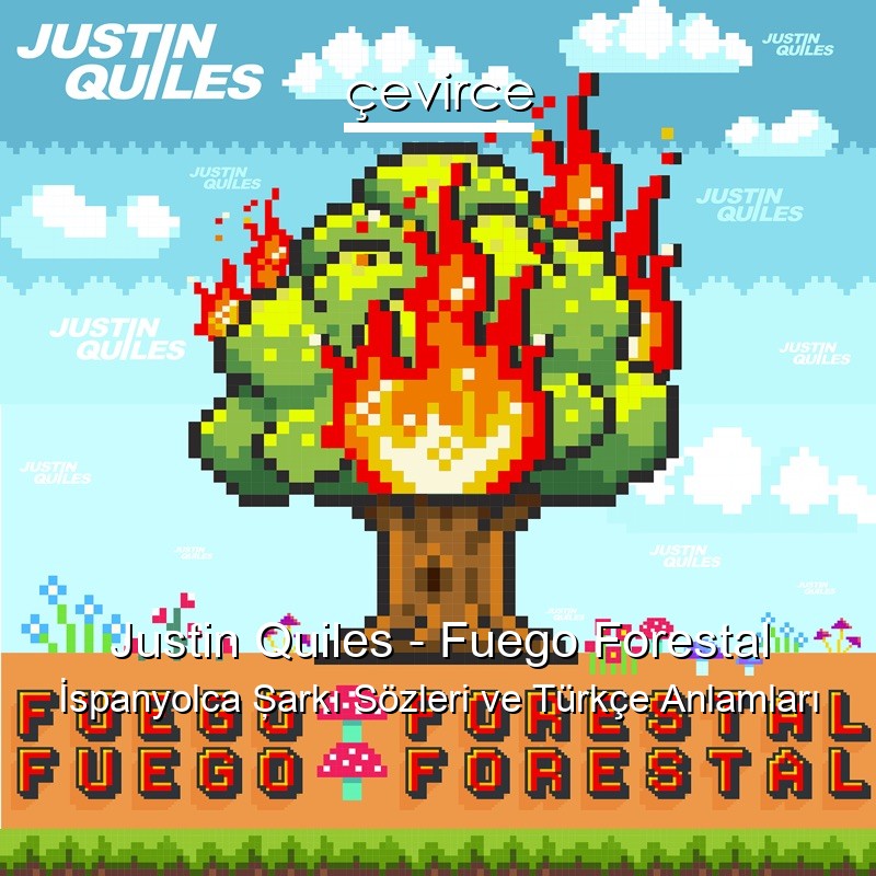 Justin Quiles – Fuego Forestal İspanyolca Şarkı Sözleri Türkçe Anlamları