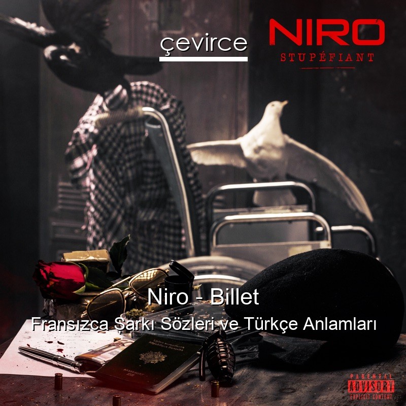 Niro – Billet Fransızca Şarkı Sözleri Türkçe Anlamları