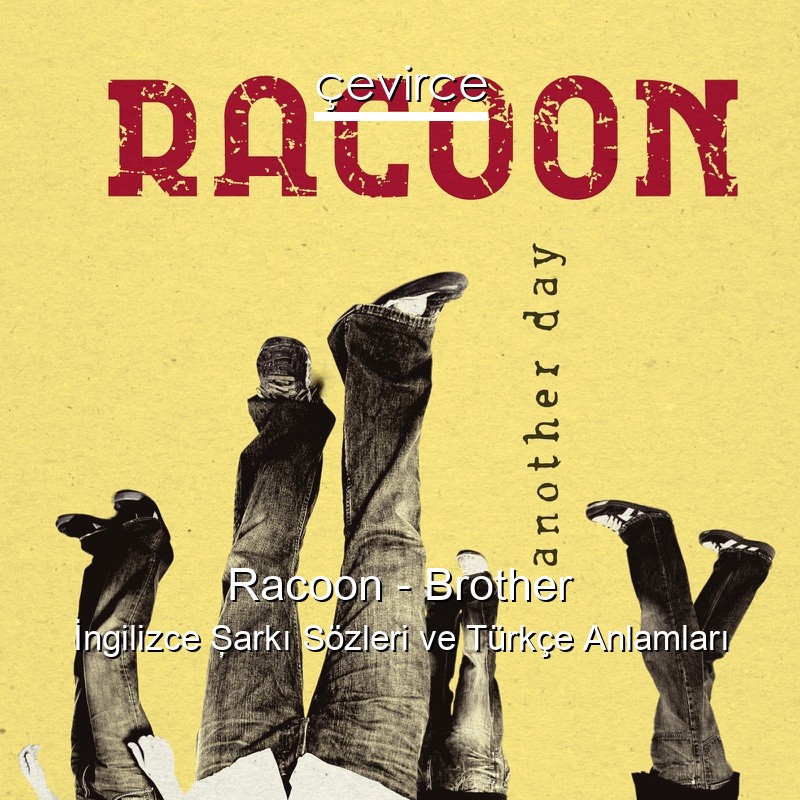 Racoon – Brother İngilizce Şarkı Sözleri Türkçe Anlamları