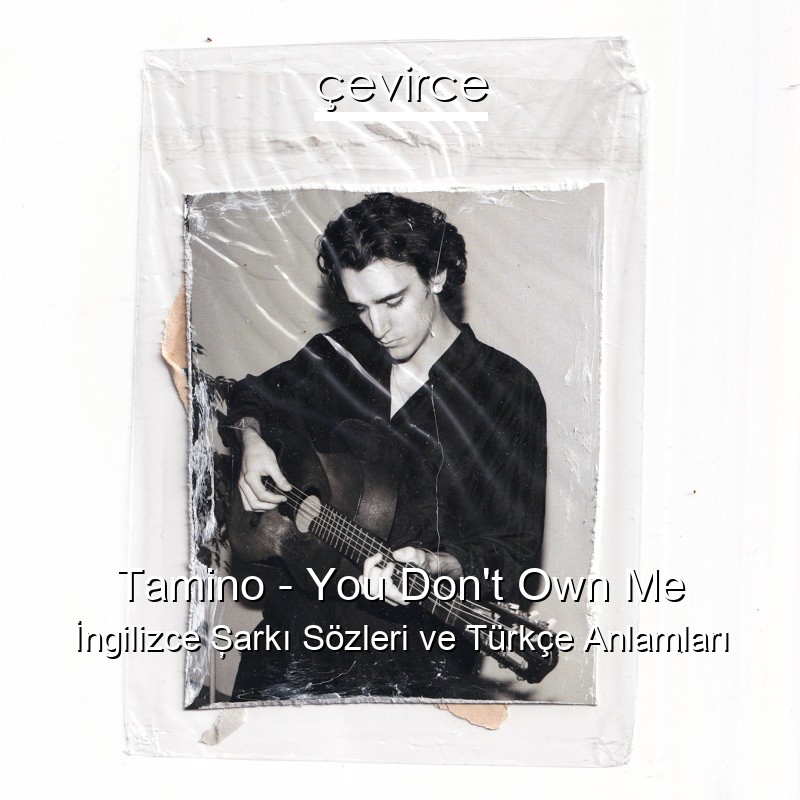 Tamino – You Don’t Own Me İngilizce Şarkı Sözleri Türkçe Anlamları