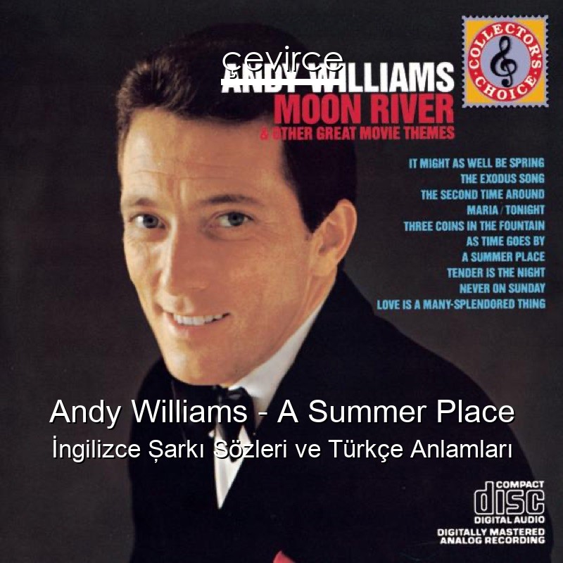 Andy Williams – A Summer Place İngilizce Şarkı Sözleri Türkçe Anlamları