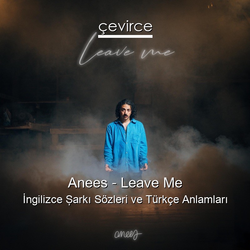 Anees – Leave Me İngilizce Şarkı Sözleri Türkçe Anlamları