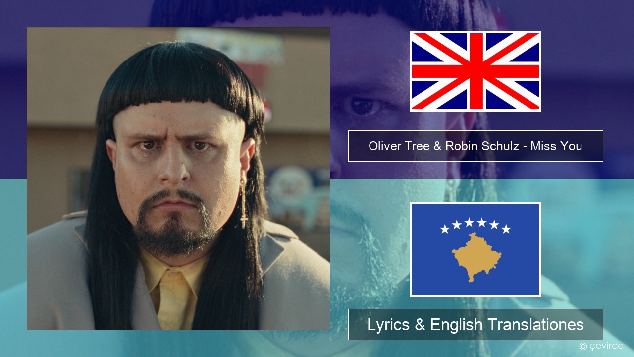 Oliver Tree & Robin Schulz – Miss You Anglorum Lyrics & English Translationes