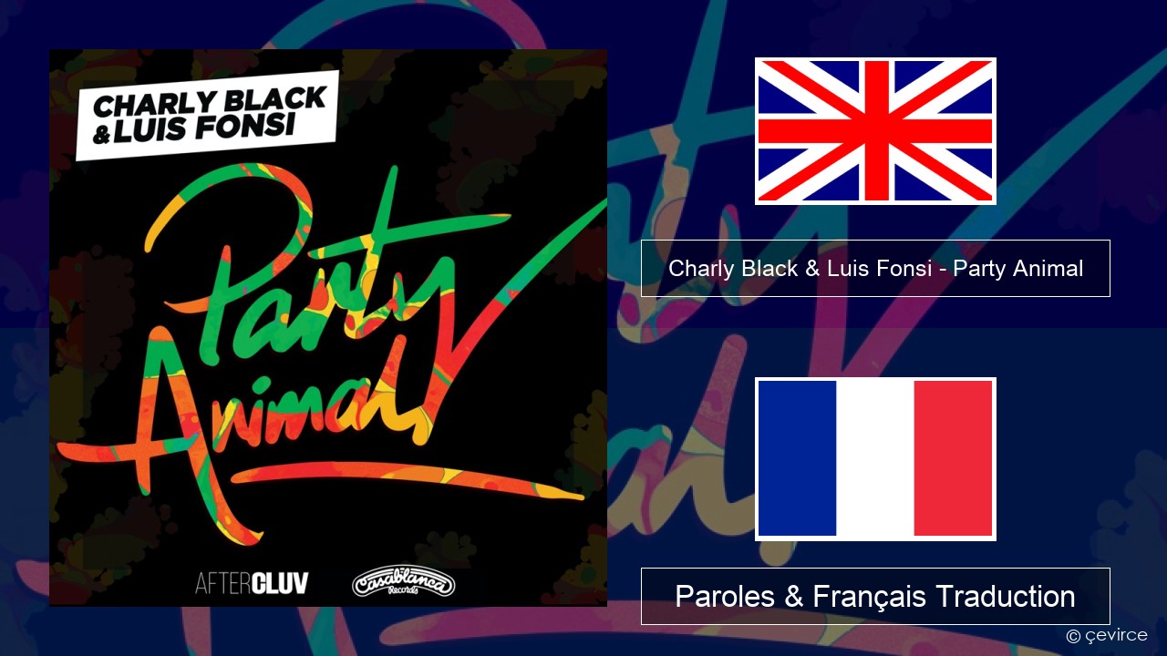 Charly Black & Luis Fonsi – Party Animal Anglais Paroles & Français Traduction