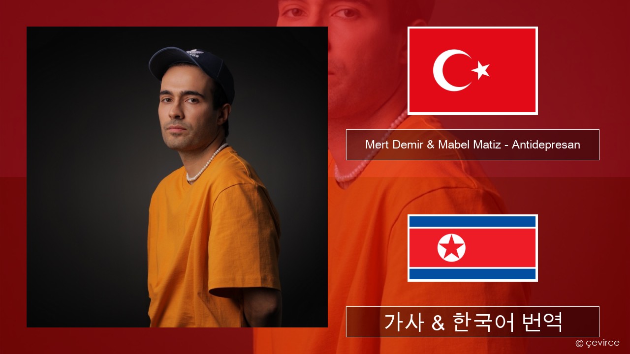 Mert Demir & Mabel Matiz – Antidepresan 터키어 가사 & 한국어 번역