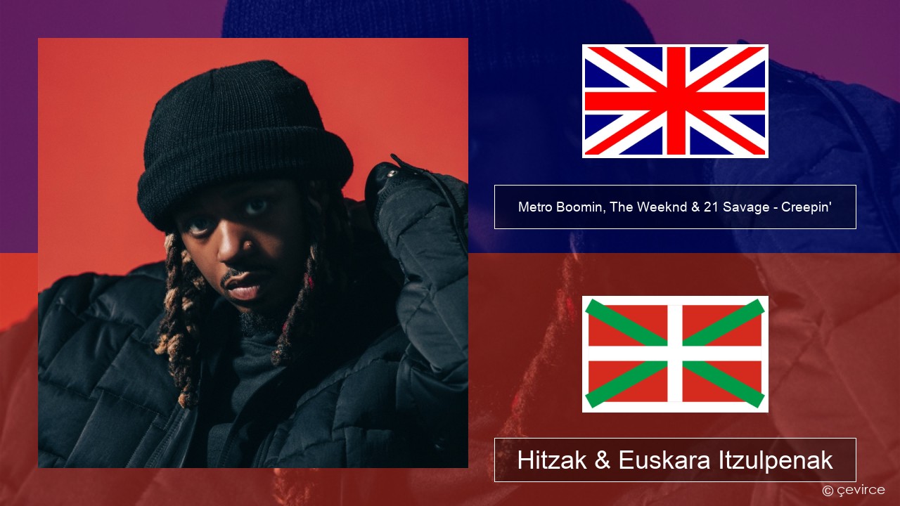 Metro Boomin, The Weeknd & 21 Savage – Creepin’ Ingelesa Hitzak & Euskara Itzulpenak