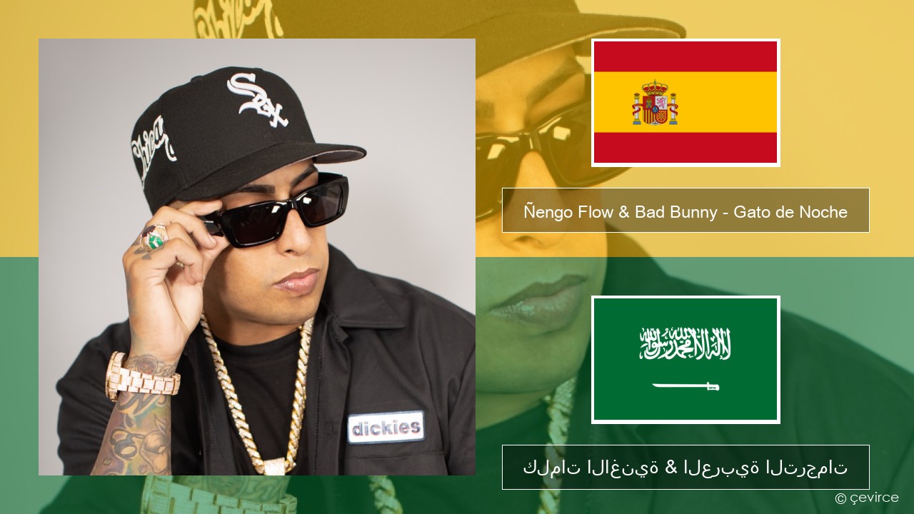 Ñengo Flow & Bad Bunny – Gato de Noche الإسبانية كلمات الاغنية & العربية الترجمات