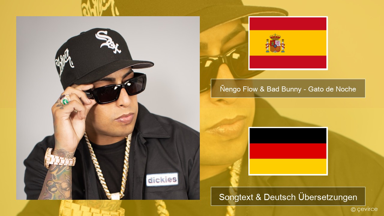 Ñengo Flow & Bad Bunny – Gato de Noche Spanisch Songtext & Deutsch Übersetzungen