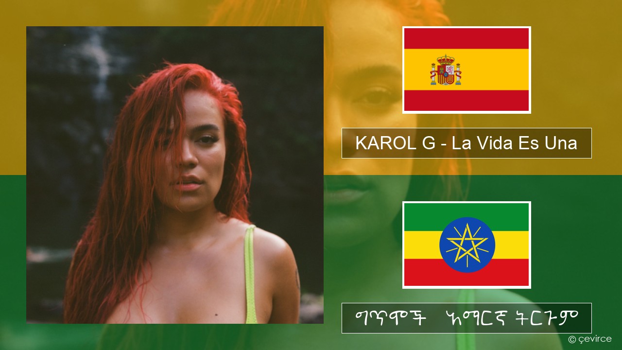 KAROL G – La Vida Es Una (From Puss in Boots: The Last Wish) ስፓኒሽ ግጥሞች & አማርኛ ትርጉም