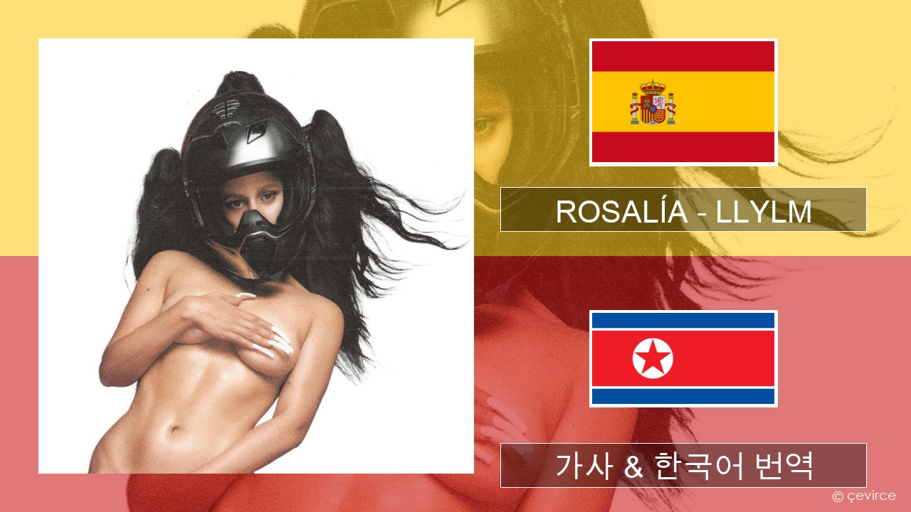 ROSALÍA – LLYLM 스페인어 가사 & 한국어 번역