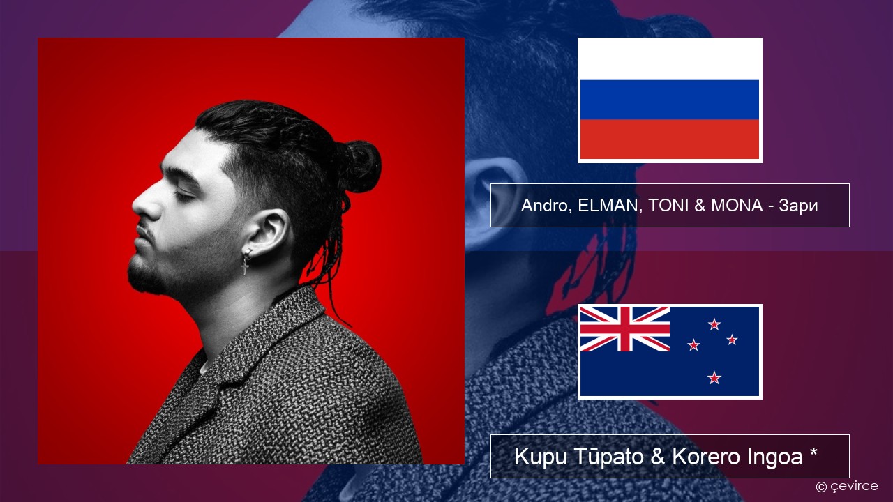 Andro, ELMAN, TONI & MONA – Зари Kāwai Kupu Tūpato & Korero Ingoa *