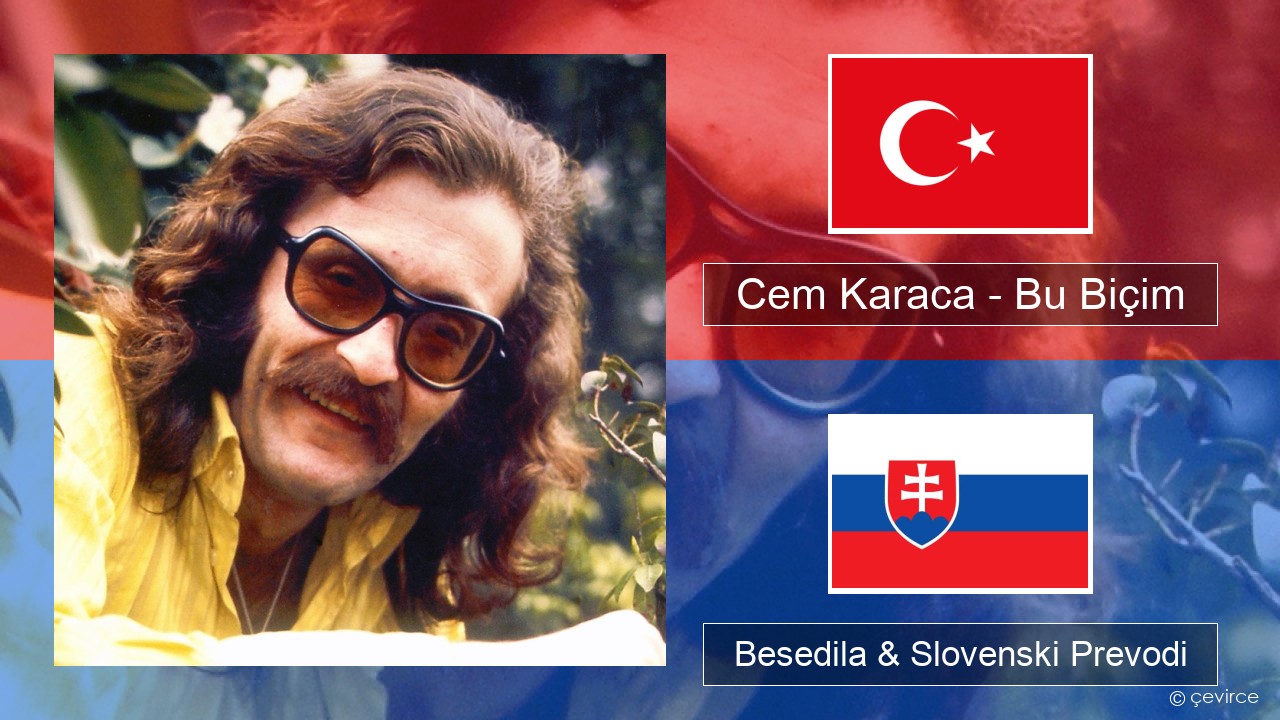 Cem Karaca – Bu Biçim Turški Besedila & Slovenski Prevodi