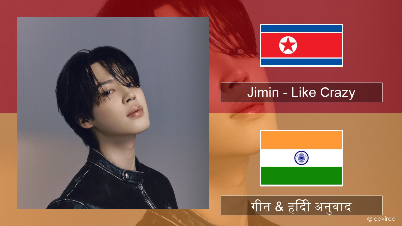Jimin – Like Crazy कोरियाई गीत & हिंदी अनुवाद