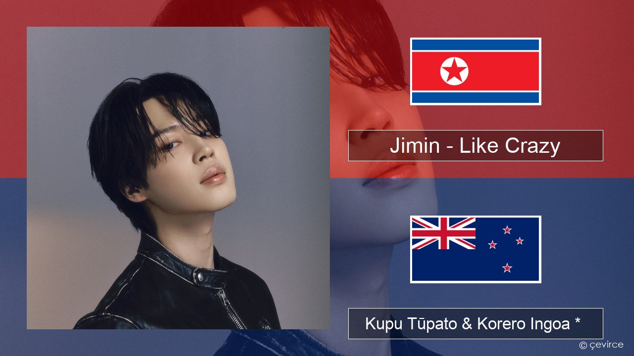 Jimin – Like Crazy Reo kōrea Kupu Tūpato & Korero Ingoa *