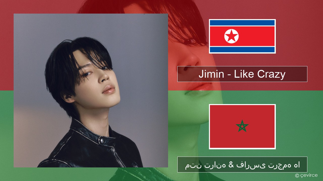 Jimin – Like Crazy کره ای متن ترانه & فارسی ترجمه ها