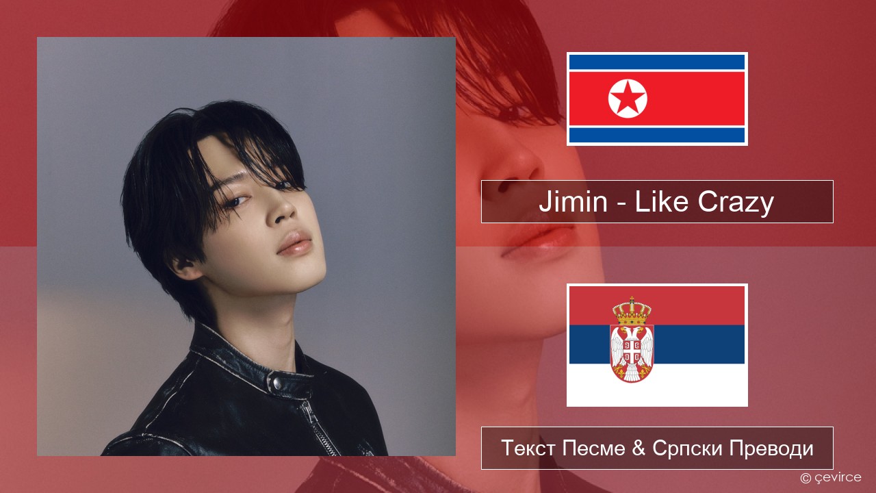 Jimin – Like Crazy Корејски Текст Песме & Српски Преводи