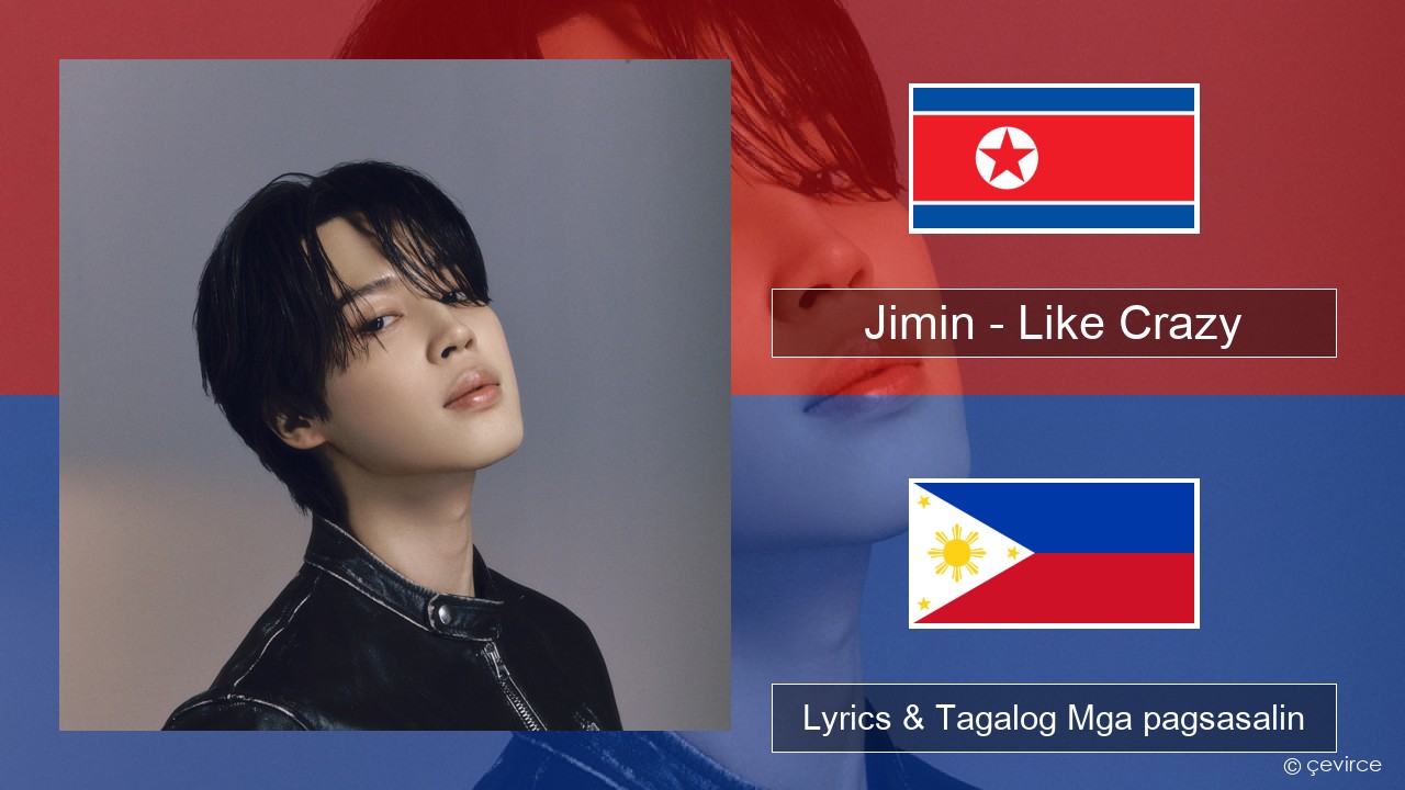 Jimin – Like Crazy Koreano Lyrics & Tagalog Mga pagsasalin