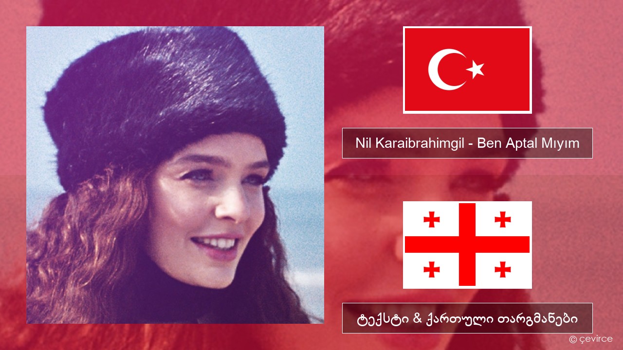 Nil Karaibrahimgil – Ben Aptal Mıyım თურქული ტექსტი & ქართული თარგმანები