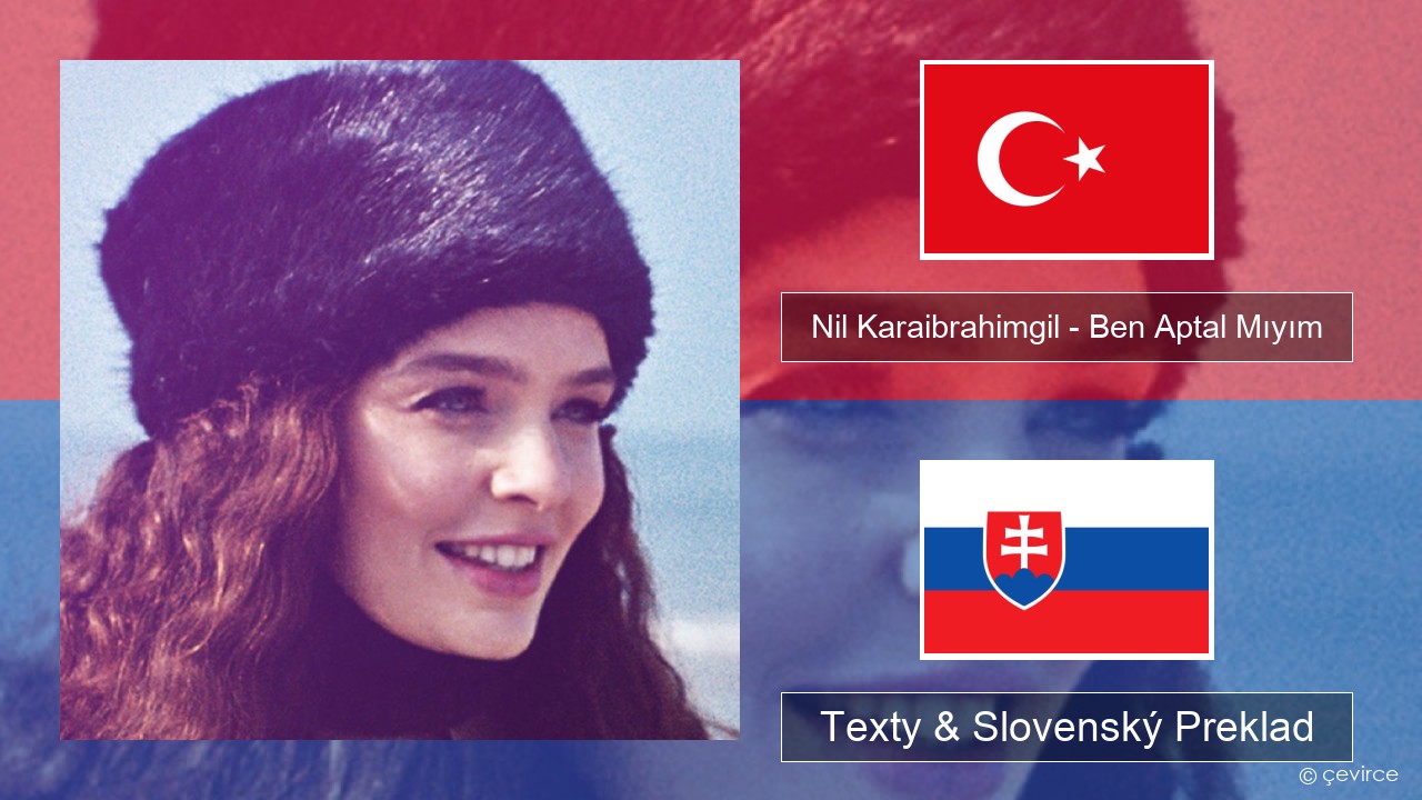 Nil Karaibrahimgil – Ben Aptal Mıyım Turecký Texty & Slovenský Preklad