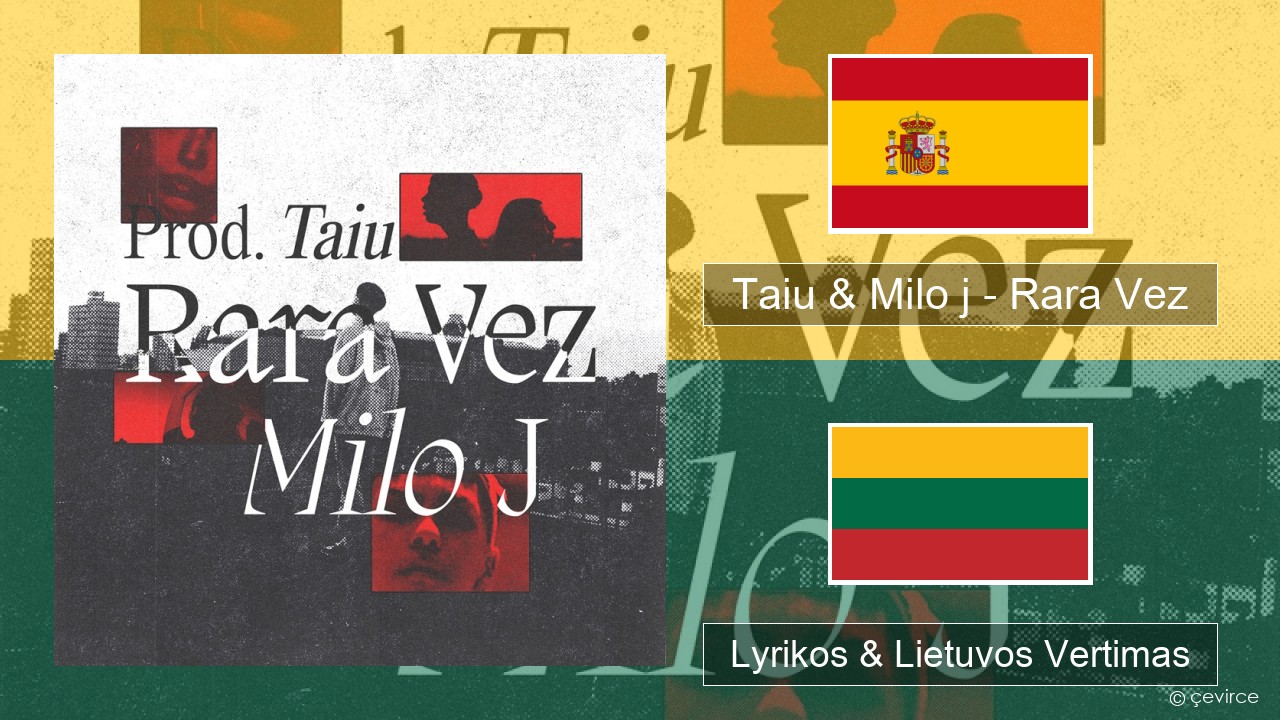 Taiu & Milo j – Rara Vez Ispanų Lyrikos & Lietuvos Vertimas