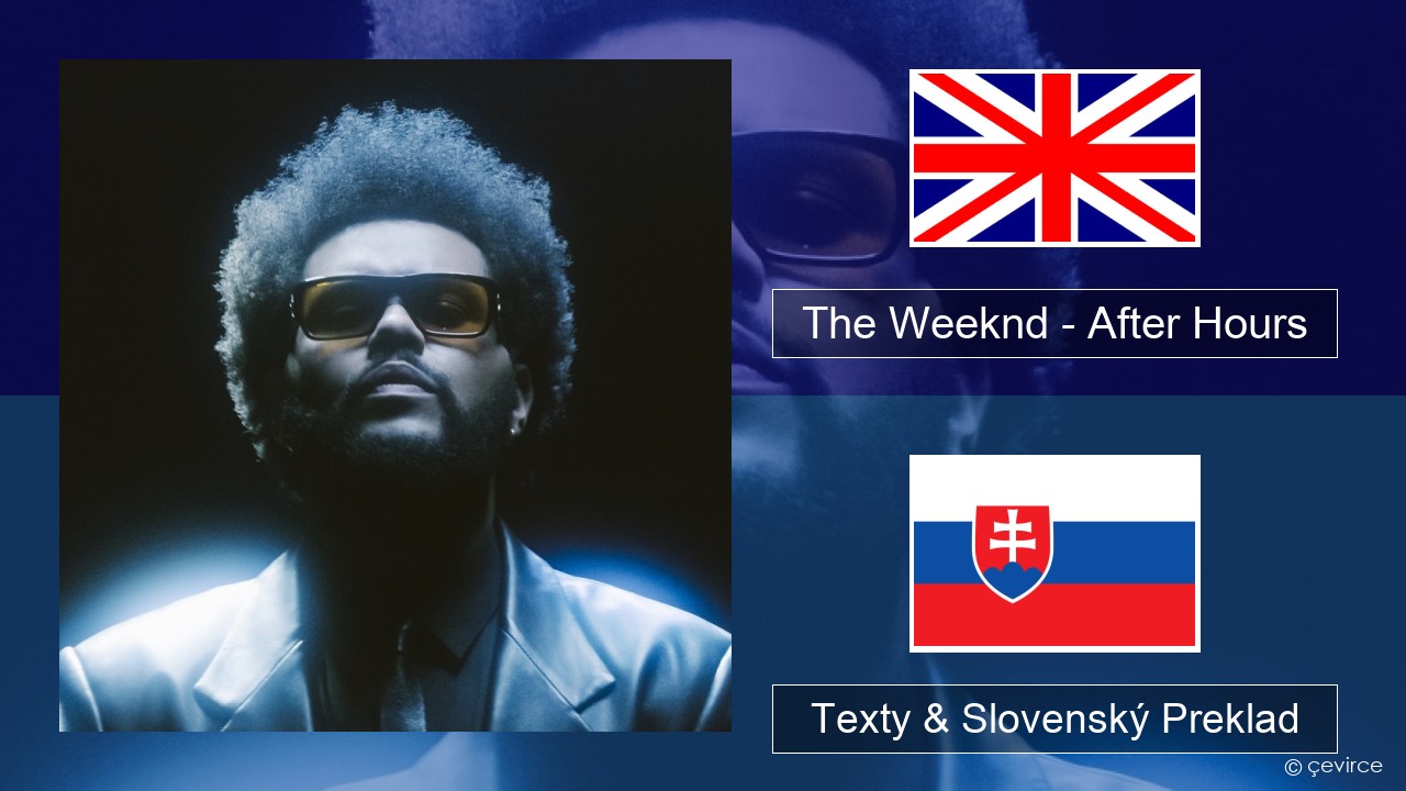 The Weeknd – After Hours Anglický Texty & Slovenský Preklad