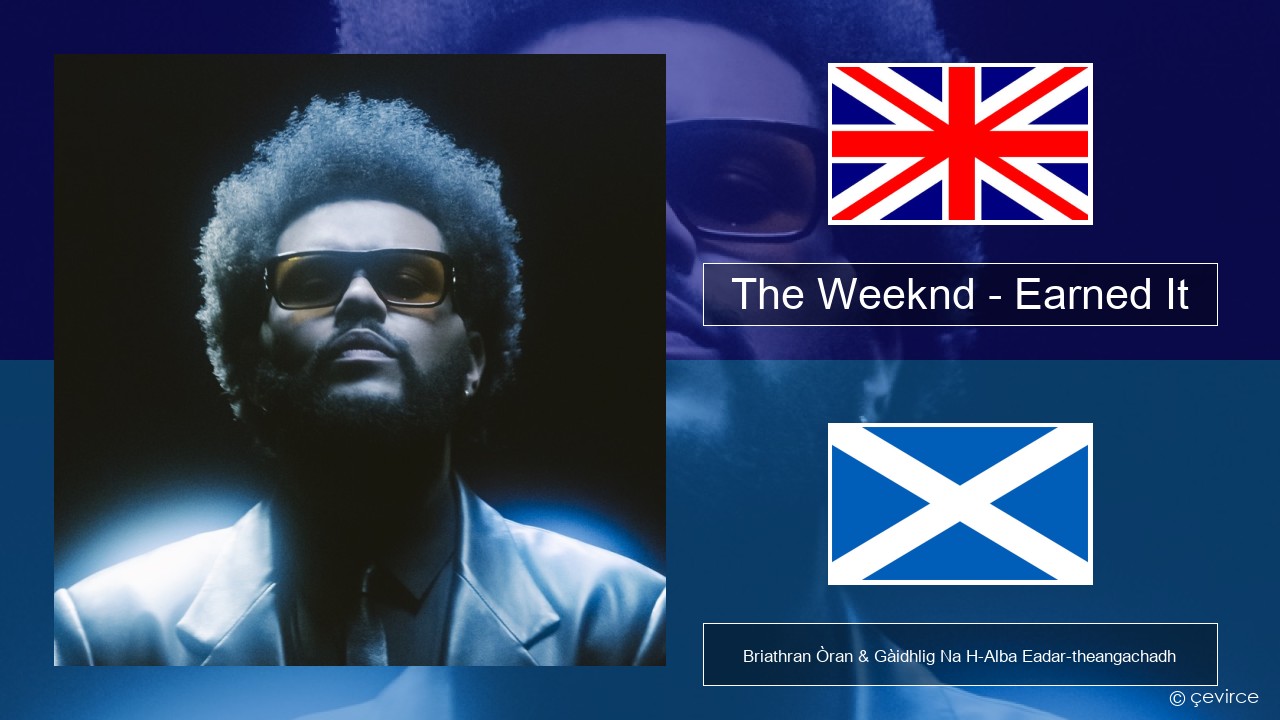 The Weeknd Earned It Fifty Shades Of Grey Lyrics 